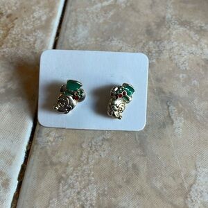 Christmas Mickey Mouse Earrings